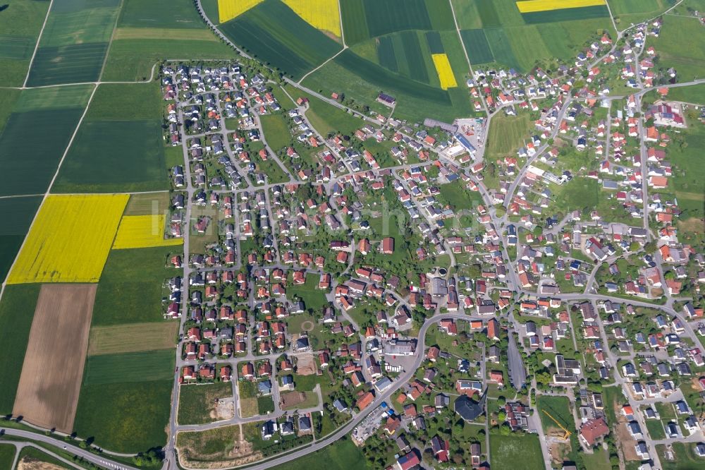 Bösingen von oben - Dorf - Ansicht in Bösingen im Bundesland Baden-Württemberg, Deutschland