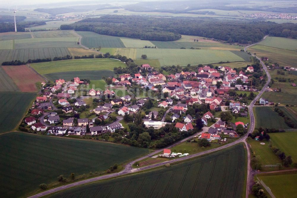 Luftaufnahme Buch - Dorf - Ansicht von Buch im Bundesland Bayern