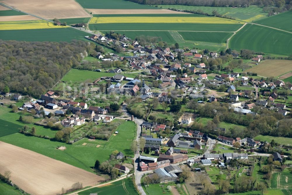 Luftbild Catillon- Fumechon - Dorf - Ansicht von Catillon- Fumechon in Nord-Pas-de-Calais Picardie, Frankreich