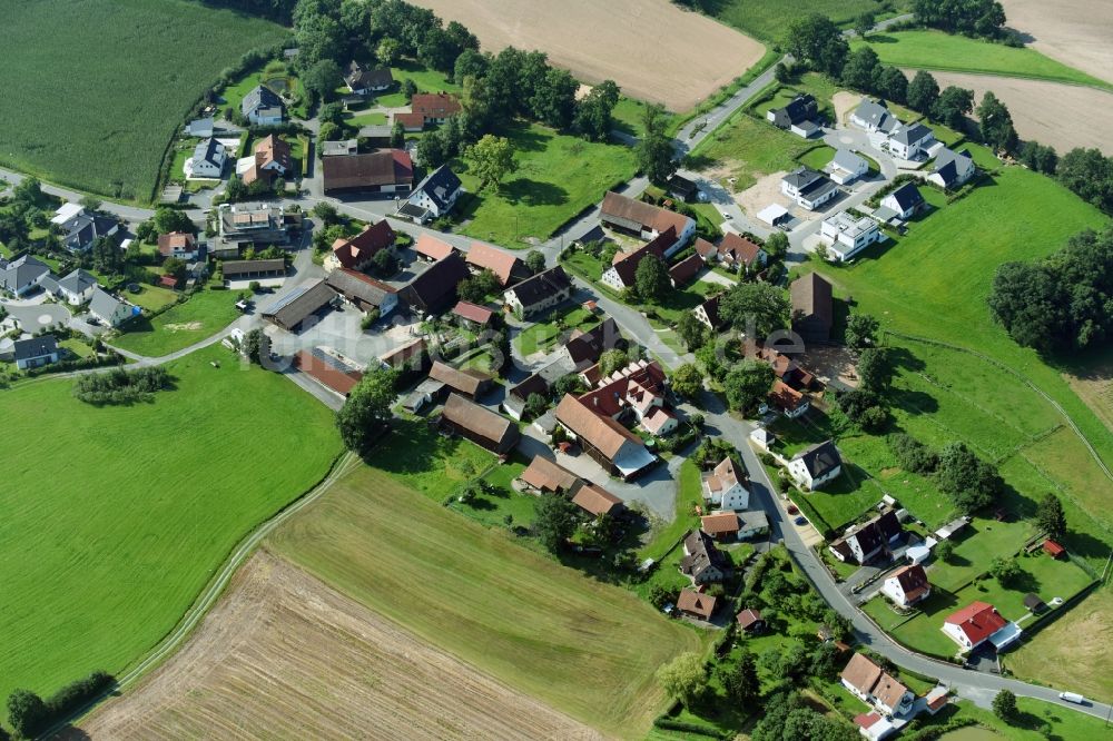 Luftbild Cottenbach - Dorf - Ansicht in Cottenbach im Bundesland Bayern, Deutschland