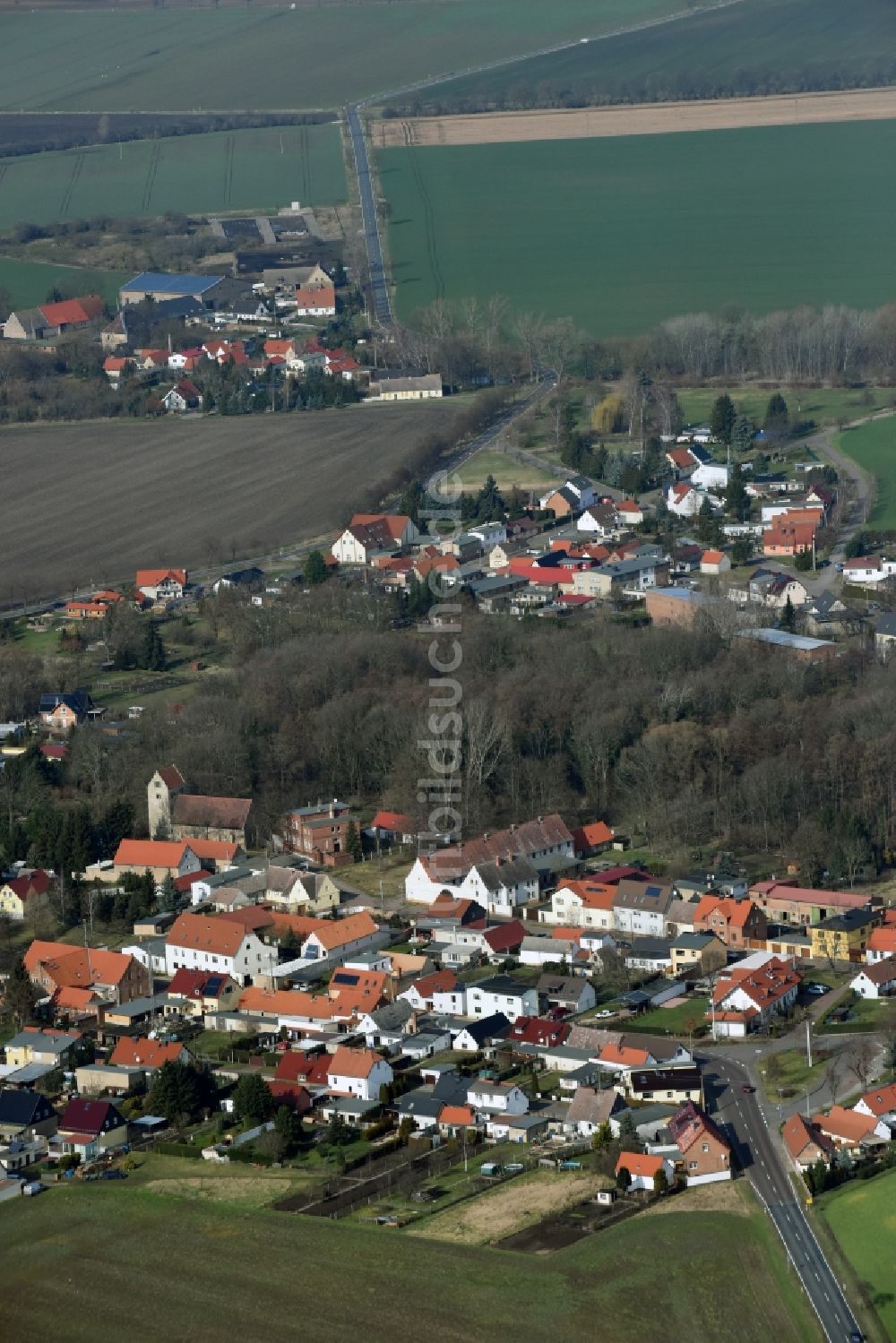 Luftbild Cörmigk - Dorf - Ansicht von Cörmigk im Bundesland Sachsen-Anhalt