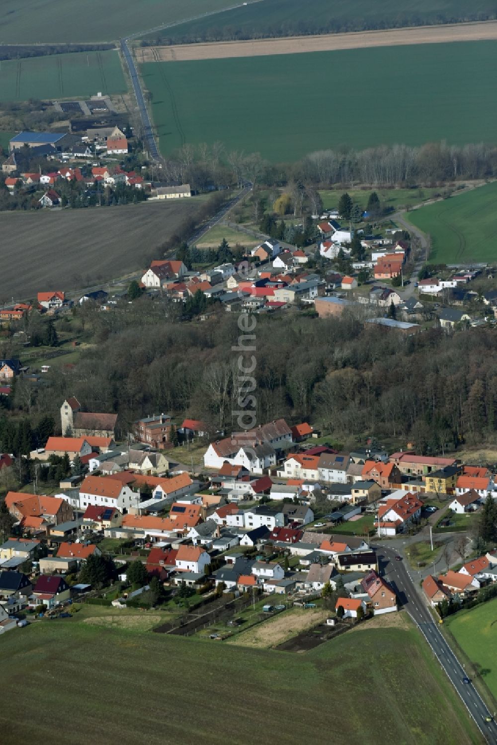 Luftaufnahme Cörmigk - Dorf - Ansicht von Cörmigk im Bundesland Sachsen-Anhalt