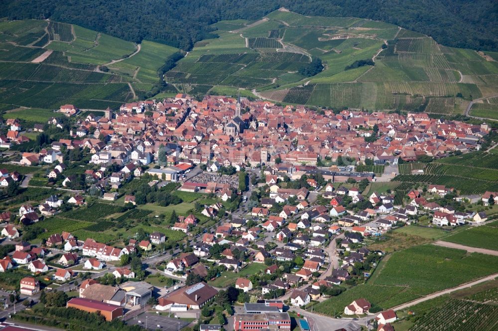 Dalhunden von oben - Dorf - Ansicht in Dalhunden in Grand Est, Frankreich