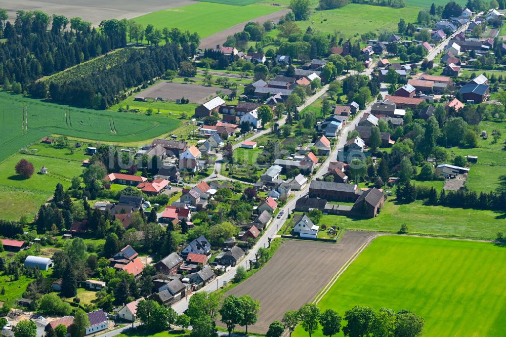 Luftbild Danewitz - Dorf - Ansicht in Danewitz im Bundesland Brandenburg, Deutschland