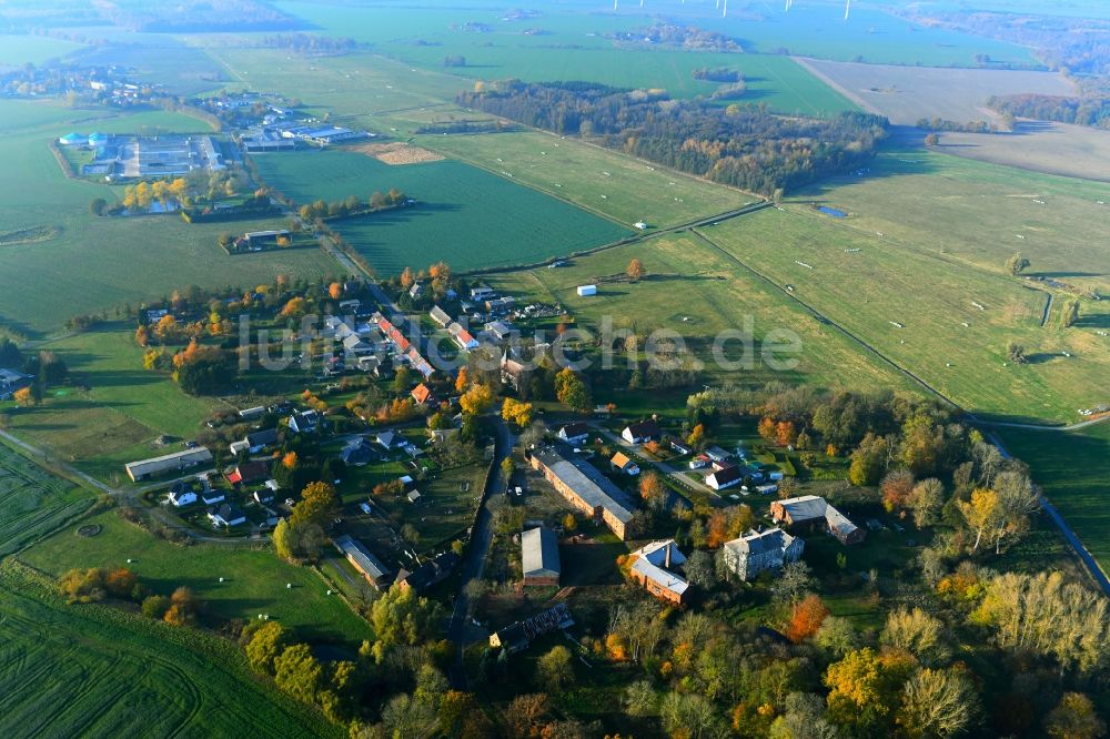 Luftbild Deyelsdorf - Dorf - Ansicht in Deyelsdorf im Bundesland Mecklenburg-Vorpommern, Deutschland