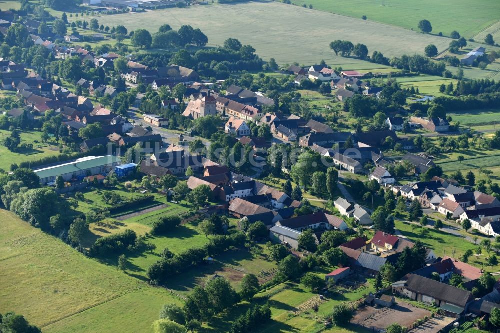 Luftaufnahme Doberlug-Kirchhain - Dorf - Ansicht in Doberlug-Kirchhain im Bundesland Brandenburg, Deutschland