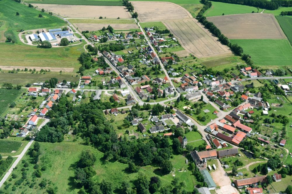 Luftbild Dobritz - Dorf - Ansicht in Dobritz im Bundesland Sachsen-Anhalt, Deutschland