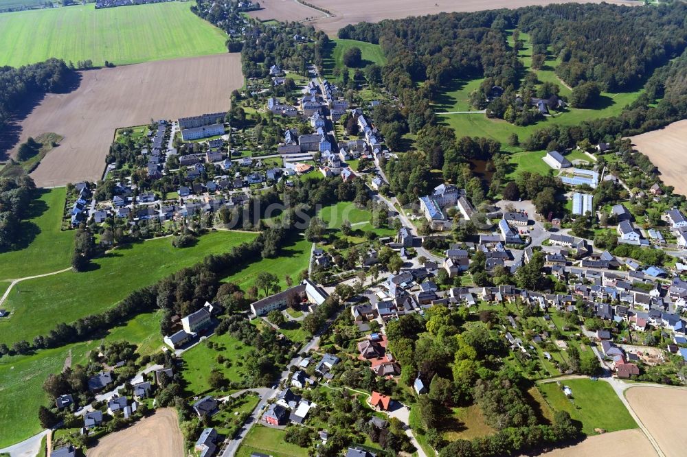 Luftbild Ebersdorf - Dorf - Ansicht in Ebersdorf im Bundesland Thüringen, Deutschland