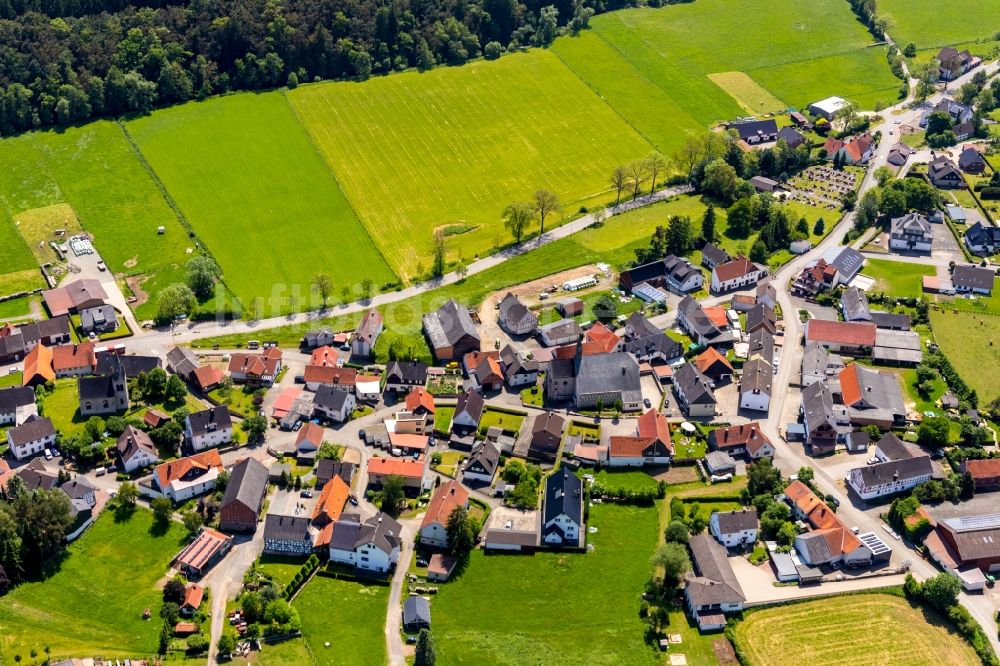 Luftbild Eppe - Dorf - Ansicht in Eppe im Bundesland Hessen, Deutschland