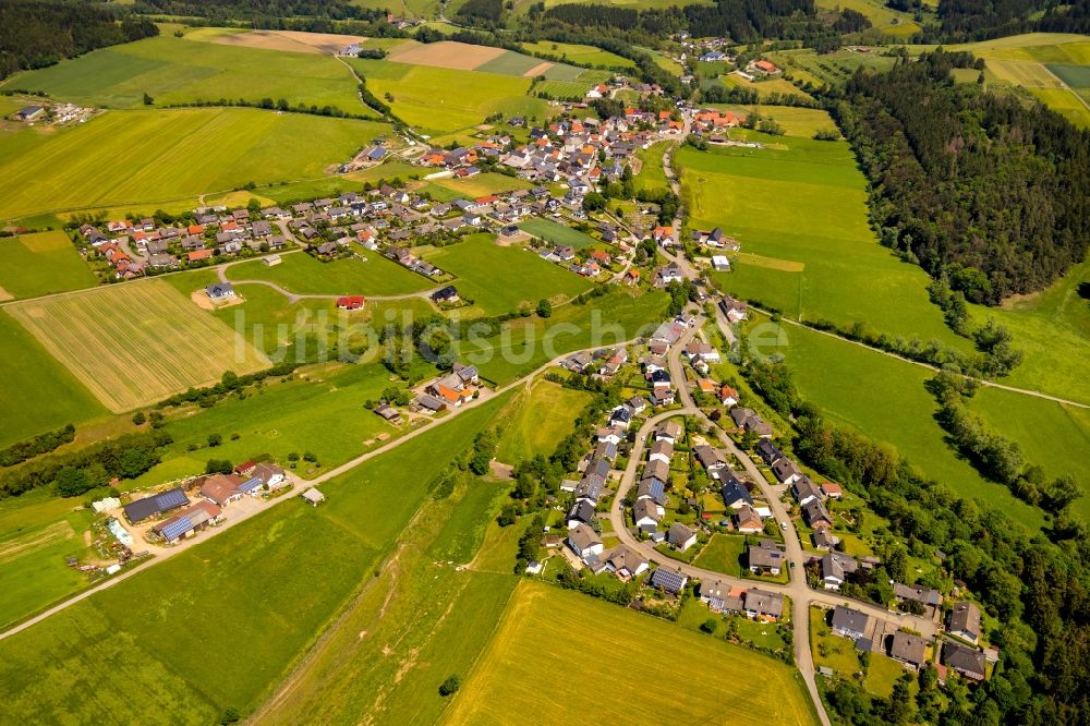 Luftbild Eppe - Dorf - Ansicht in Eppe im Bundesland Hessen, Deutschland