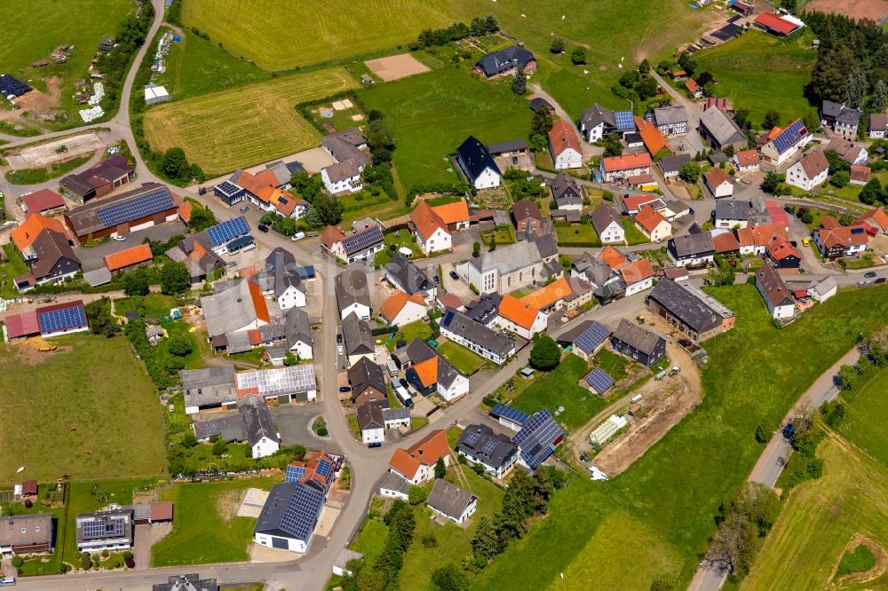 Eppe aus der Vogelperspektive: Dorf - Ansicht in Eppe im Bundesland Hessen, Deutschland