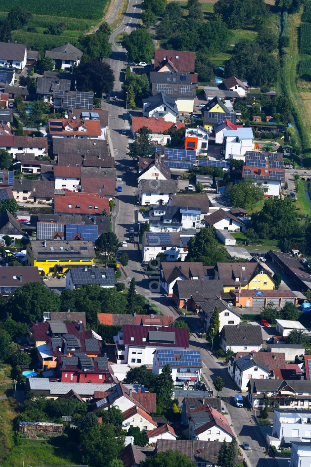 Förch von oben - Dorf - Ansicht in Förch im Bundesland Baden-Württemberg, Deutschland