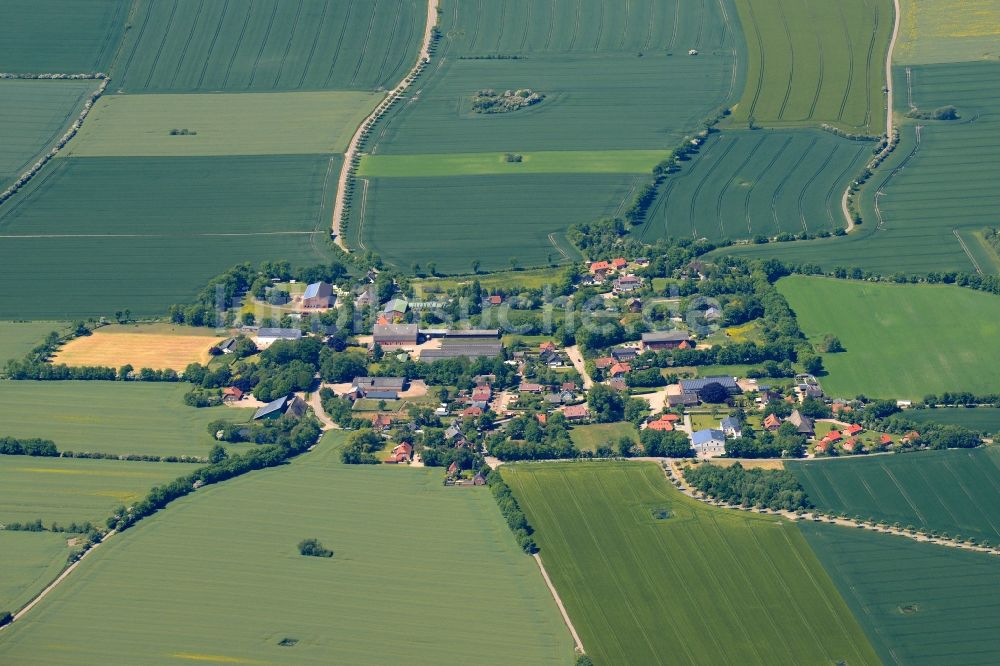 Luftaufnahme Gammendorf - Dorf - Ansicht von Gammendorf im Bundesland Schleswig-Holstein