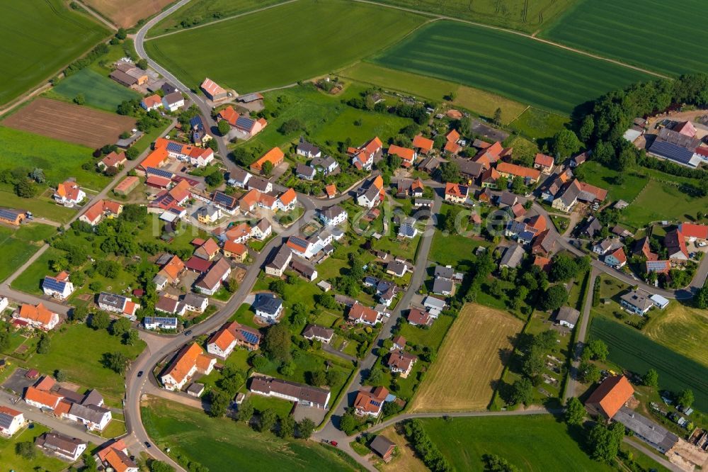 Luftbild Gembeck - Dorf - Ansicht in Gembeck im Bundesland Hessen, Deutschland