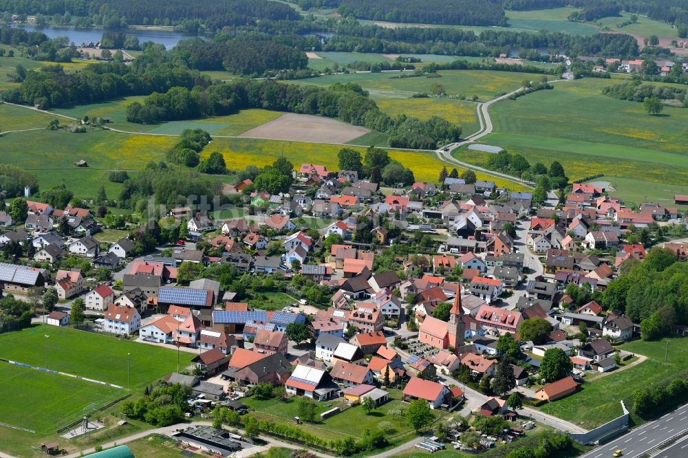 Luftbild Göggelsbuch - Dorf - Ansicht in Göggelsbuch im Bundesland Bayern, Deutschland