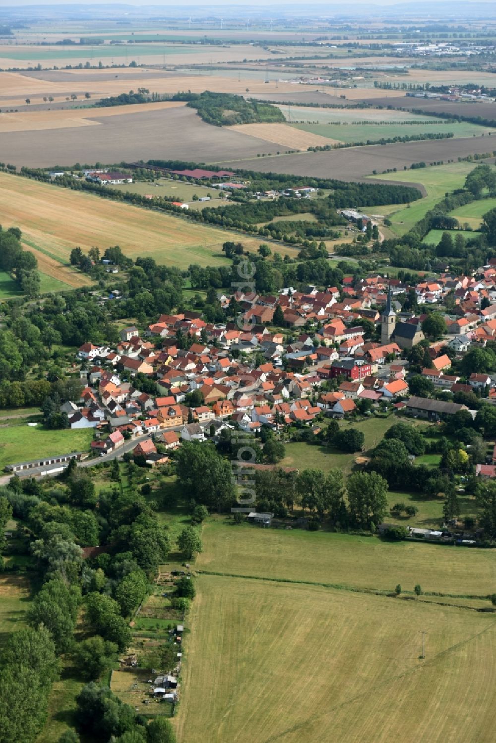 Goldbach aus der Vogelperspektive: Dorf - Ansicht von Goldbach im Bundesland Thüringen