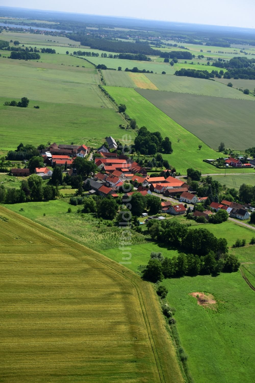 Luftbild Gollwitz - Dorf - Ansicht von Gollwitz im Bundesland Brandenburg