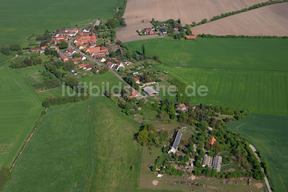 Luftbild Gollwitz - Dorf - Ansicht in Gollwitz im Bundesland Brandenburg, Deutschland