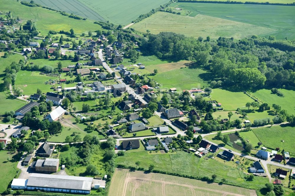 Luftbild Gostorf - Dorf - Ansicht in Gostorf im Bundesland Mecklenburg-Vorpommern, Deutschland