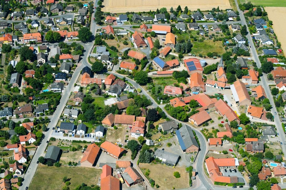 Grassel von oben - Dorf - Ansicht in Grassel im Bundesland Niedersachsen, Deutschland