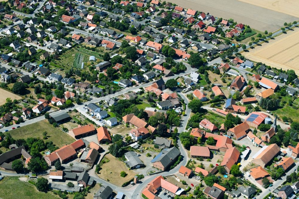 Luftaufnahme Grassel - Dorf - Ansicht in Grassel im Bundesland Niedersachsen, Deutschland