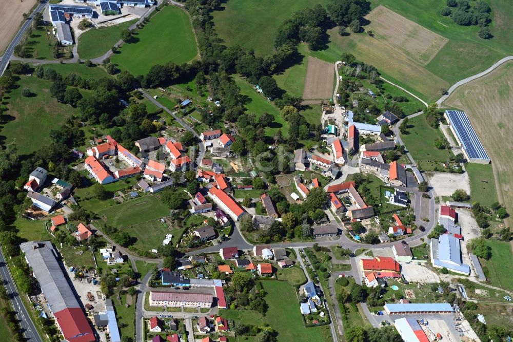 Großstolpen von oben - Dorf - Ansicht in Großstolpen im Bundesland Sachsen, Deutschland