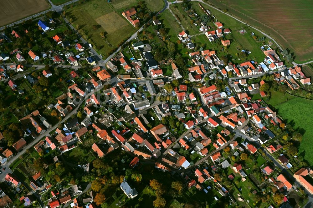 Luftbild Hachelbich - Dorf - Ansicht in Hachelbich im Bundesland Thüringen, Deutschland