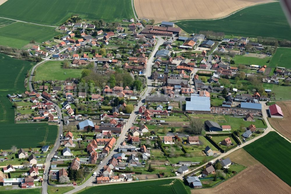 Luftbild Le Hamel - Dorf - Ansicht von Le Hamel in Nord-Pas-de-Calais Picardie, Frankreich