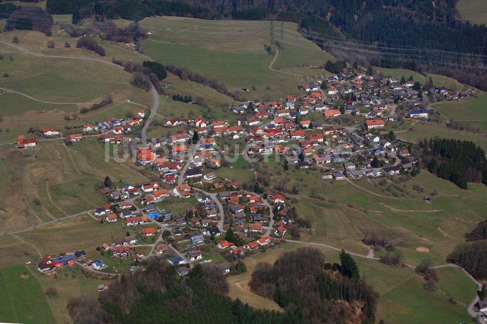 Harpolingen aus der Vogelperspektive: Dorf - Ansicht in Harpolingen im Bundesland Baden-Württemberg, Deutschland