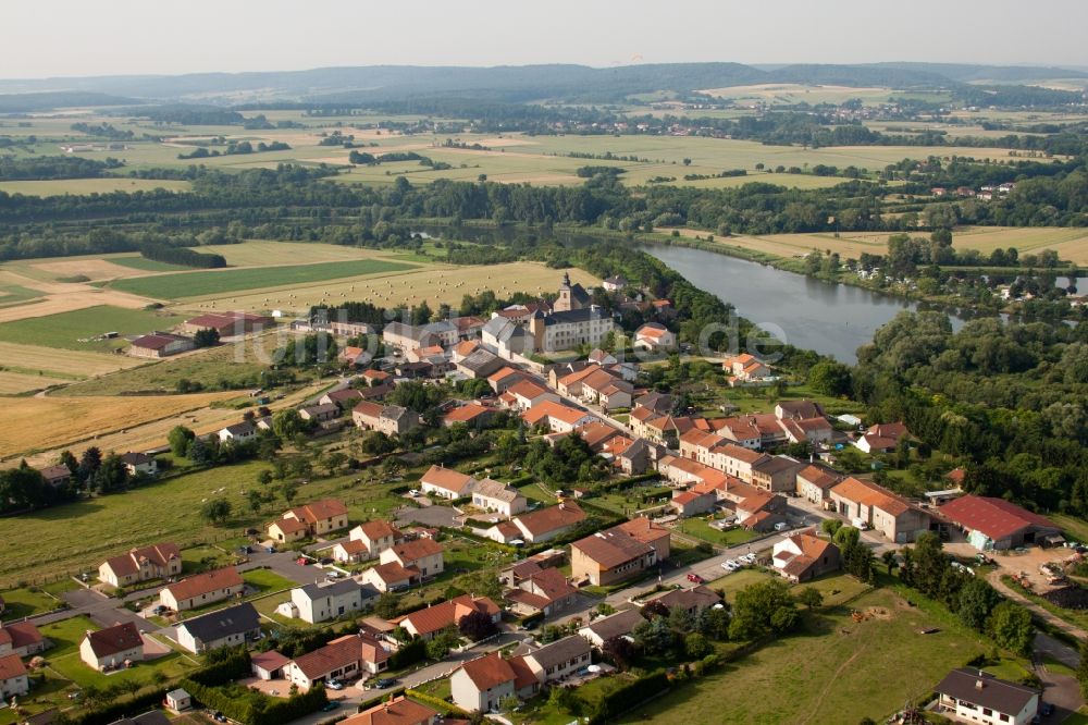 Luftaufnahme Haute-Kontz - Dorf - Ansicht in Haute-Kontz in Grand Est, Frankreich