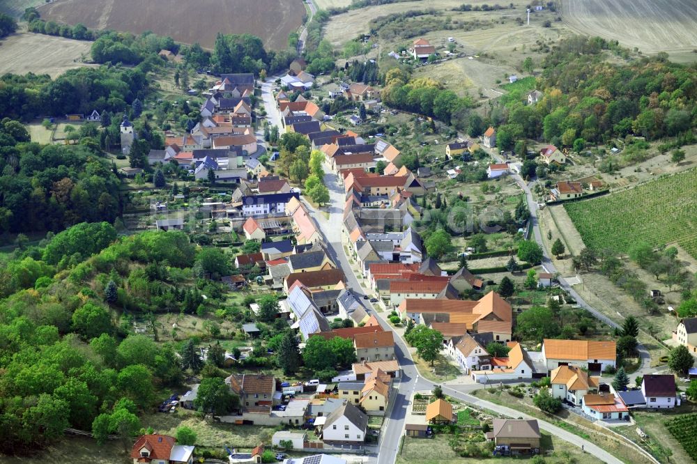 Luftbild Hirschroda - Dorf - Ansicht in Hirschroda im Bundesland Sachsen-Anhalt, Deutschland