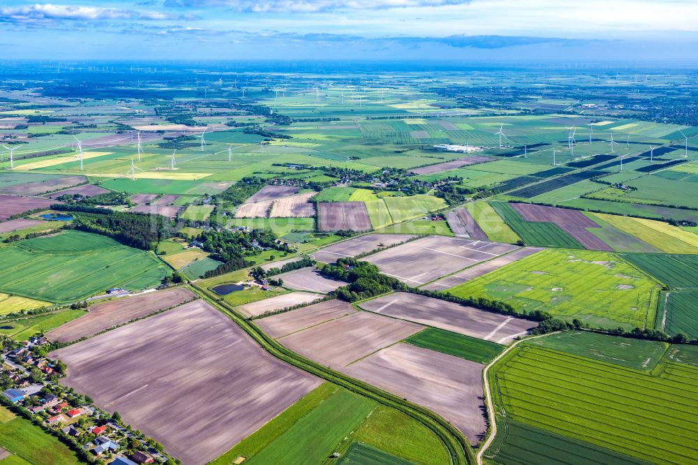 Luftbild Holm - Dorf - Ansicht in Holm im Bundesland Schleswig-Holstein, Deutschland