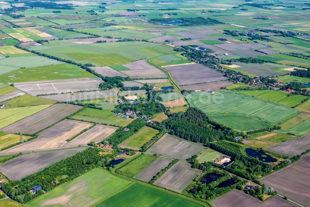 Luftaufnahme Holm - Dorf - Ansicht in Holm im Bundesland Schleswig-Holstein, Deutschland