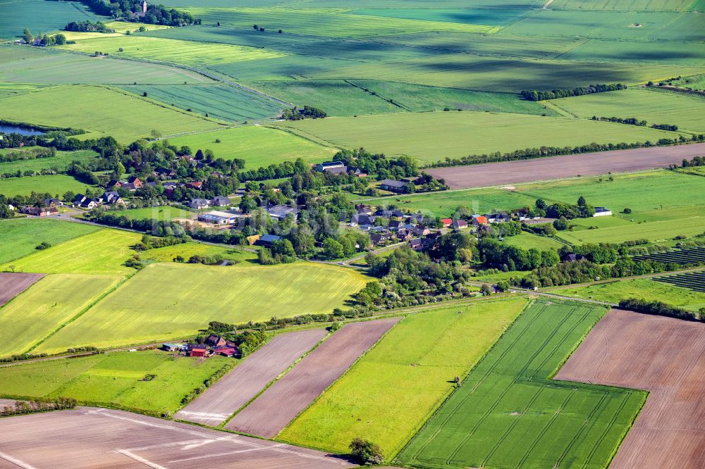 Holm von oben - Dorf - Ansicht in Holm im Bundesland Schleswig-Holstein, Deutschland