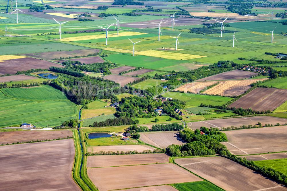 Holm aus der Vogelperspektive: Dorf - Ansicht in Holm im Bundesland Schleswig-Holstein, Deutschland