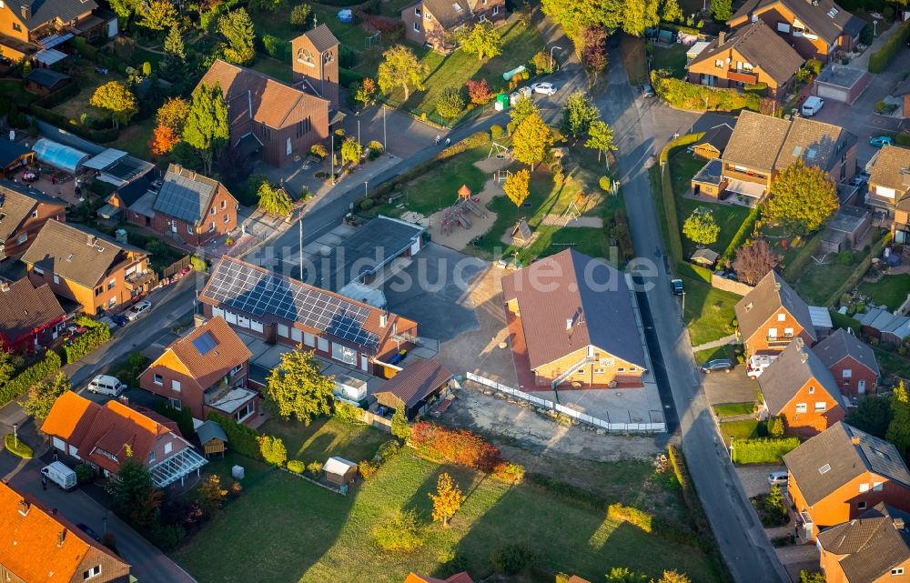 Luftaufnahme Werne - Dorf - Ansicht von Horst in Werne im Bundesland Nordrhein-Westfalen