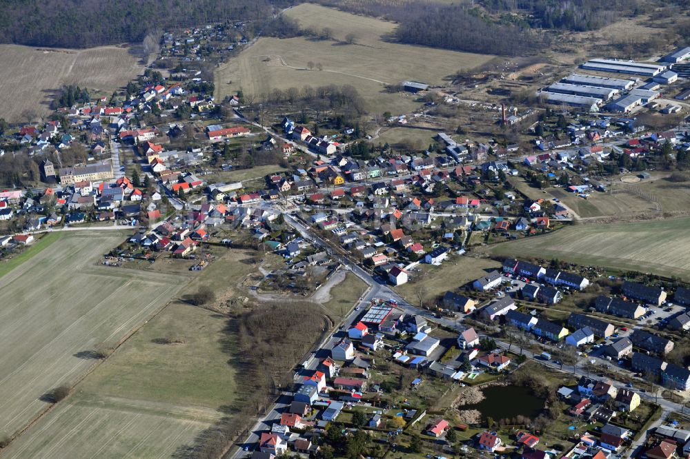 Luftbild Hortwinkel - Dorf - Ansicht in Hortwinkel im Bundesland Brandenburg, Deutschland