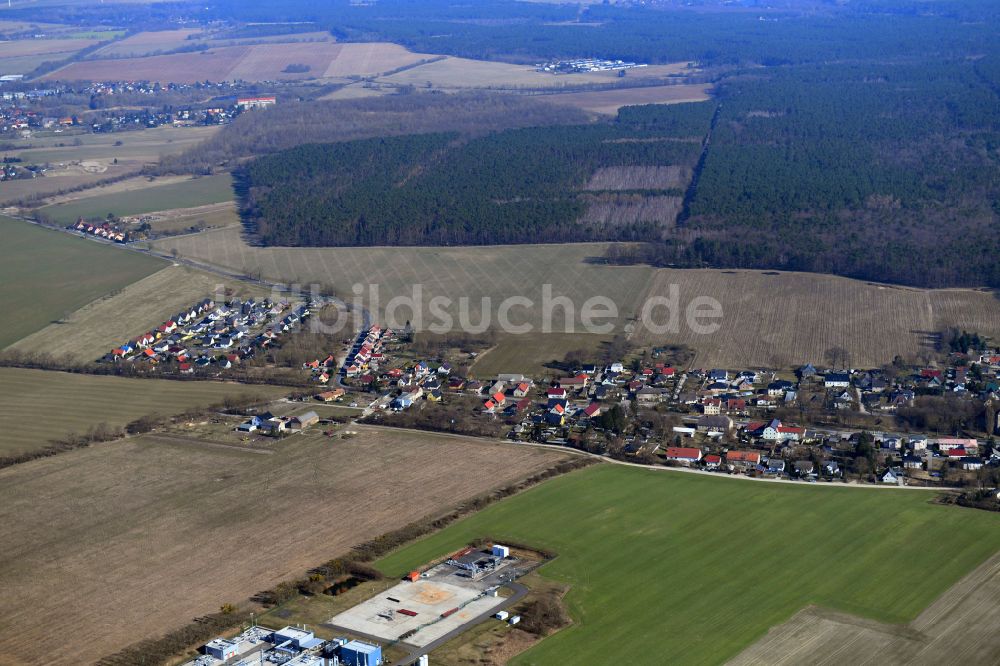 Luftbild Hortwinkel - Dorf - Ansicht in Hortwinkel im Bundesland Brandenburg, Deutschland