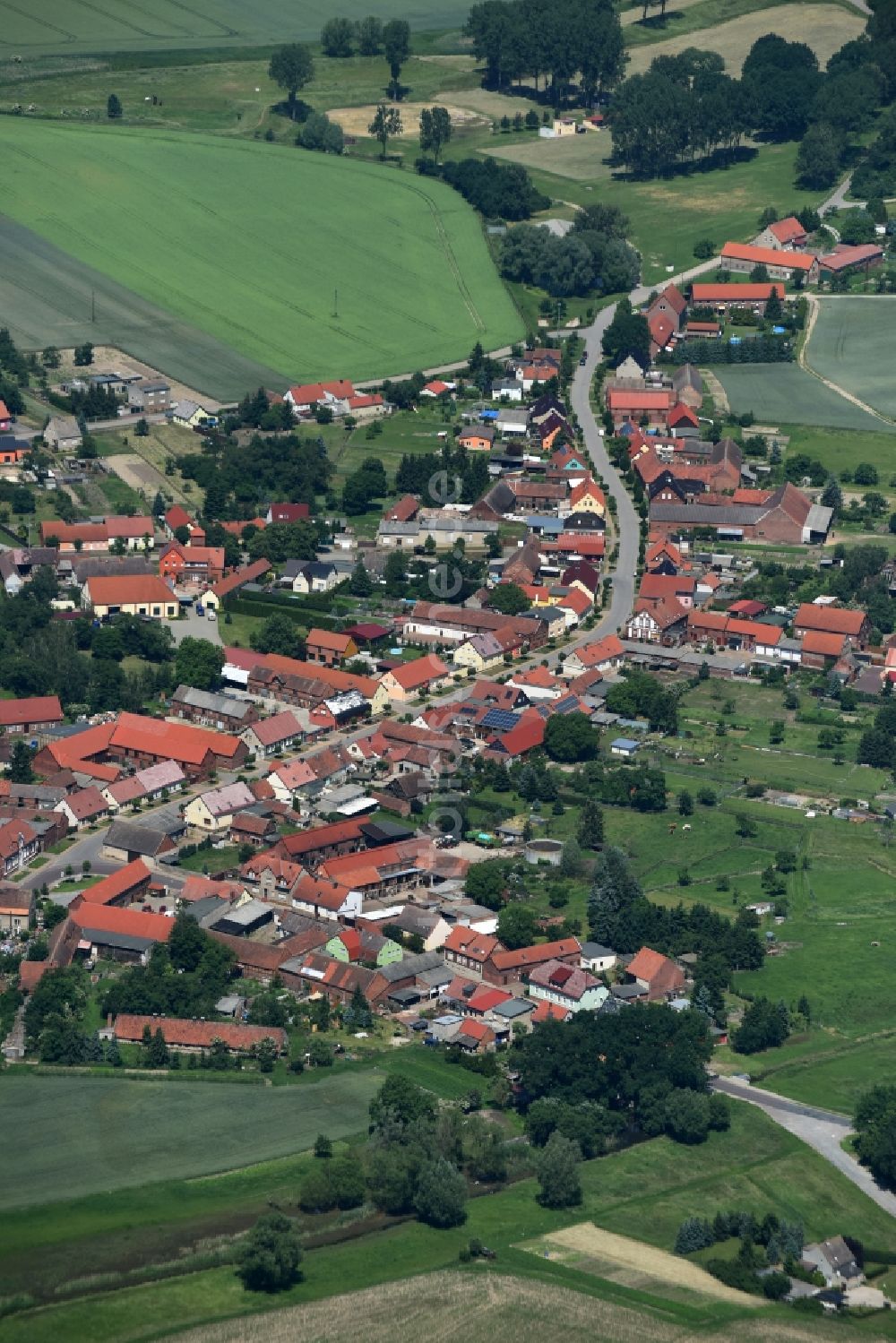 Ihleburg von oben - Dorf - Ansicht von Ihleburg im Bundesland Sachsen-Anhalt