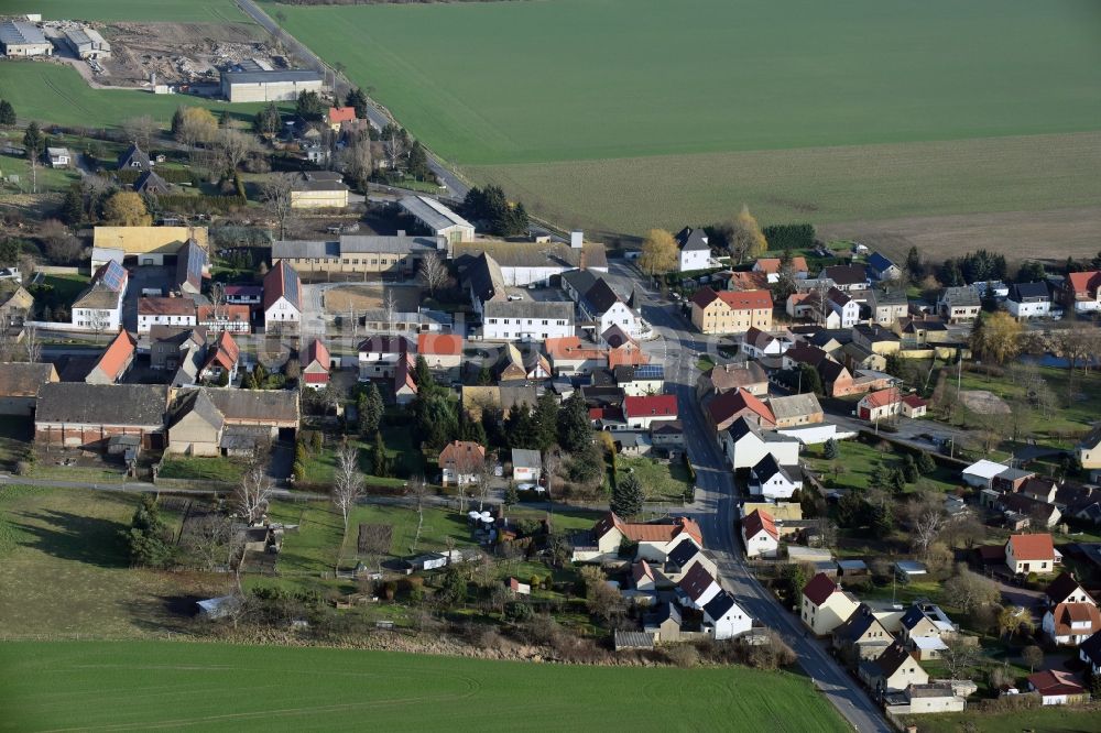 Luftbild Jesewitz - Dorf - Ansicht von Jesewitz im Bundesland Sachsen