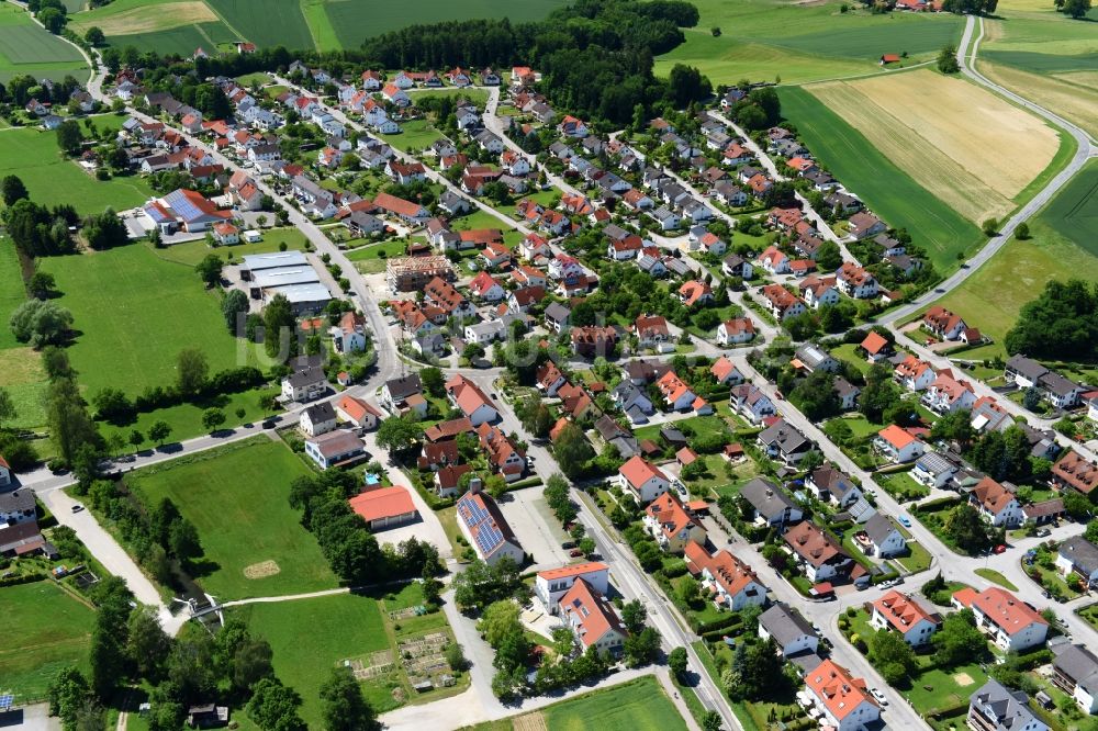 Jetzendorf von oben - Dorf - Ansicht in Jetzendorf im Bundesland Bayern, Deutschland