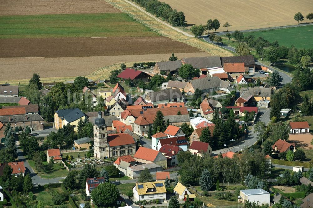 Luftaufnahme Kalzendorf - Dorf - Ansicht von Kalzendorf im Bundesland Sachsen-Anhalt