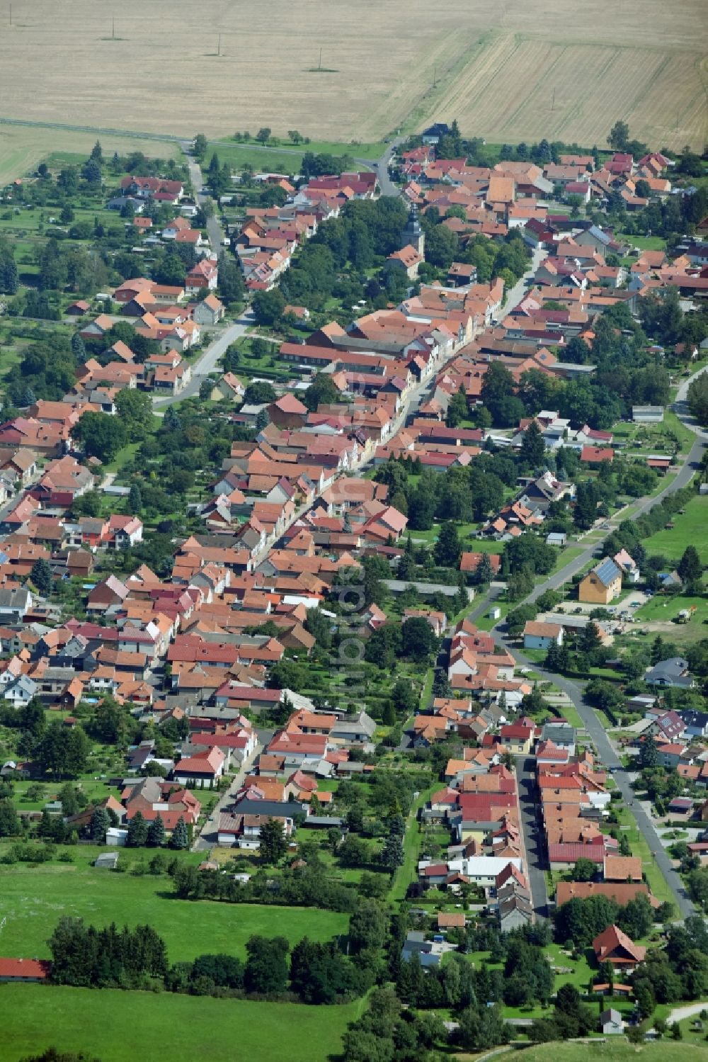 Luftaufnahme Kammerforst - Dorf - Ansicht in Kammerforst im Bundesland Thüringen, Deutschland