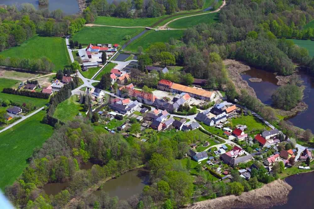 Luftbild Kauppa - Dorf - Ansicht in Kauppa im Bundesland Sachsen, Deutschland