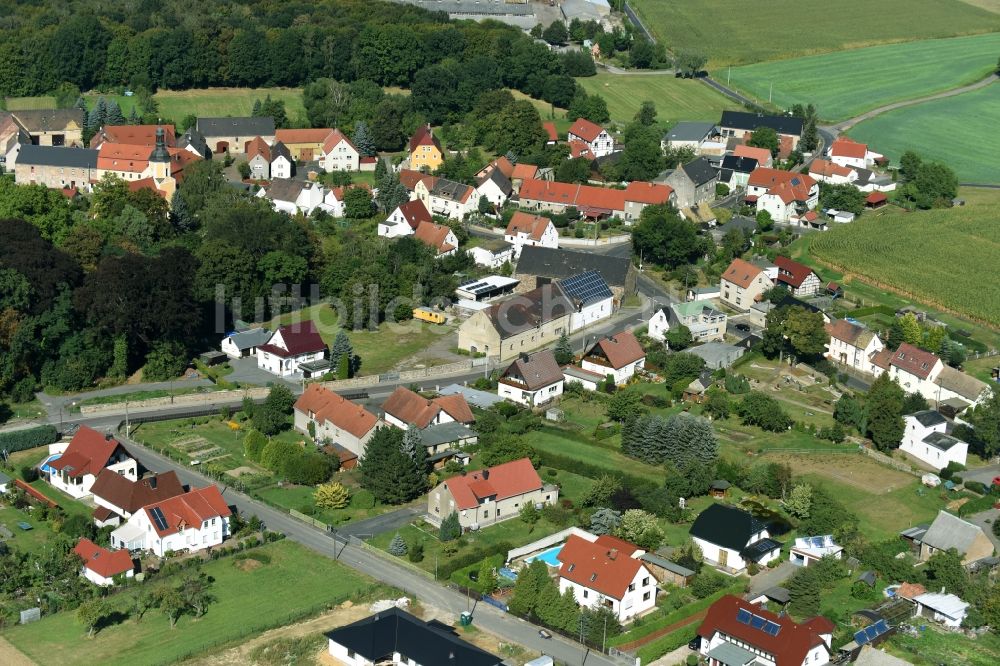 Luftaufnahme Kühnitzsch - Dorf - Ansicht von Kühnitzsch im Bundesland Sachsen