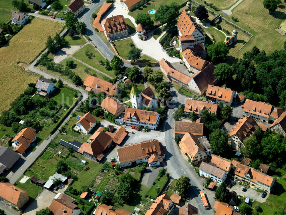 Luftaufnahme Kilchberg - Dorf - Ansicht in Kilchberg im Bundesland Baden-Württemberg, Deutschland