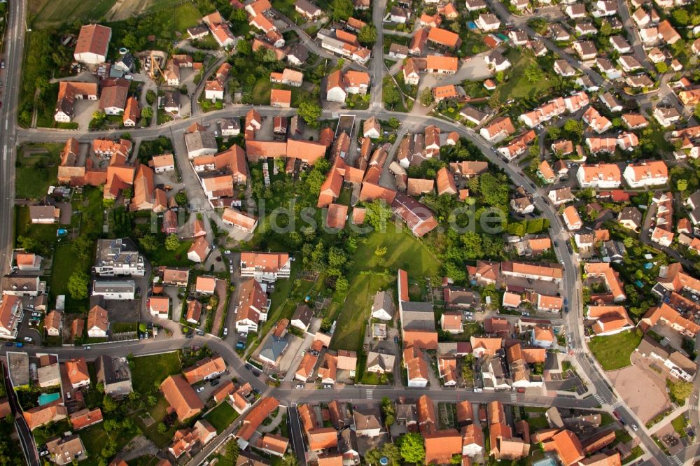 Kilstett aus der Vogelperspektive: Dorf - Ansicht in Kilstett in Grand Est, Frankreich