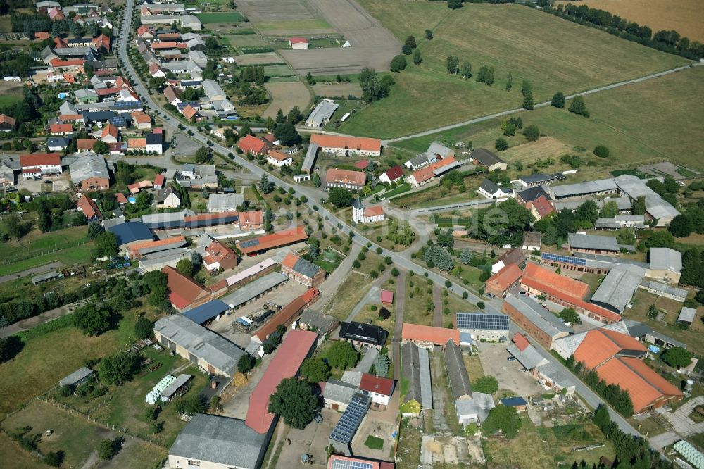 Luftbild Klötze - Dorf - Ansicht von Klötze im Bundesland Sachsen-Anhalt