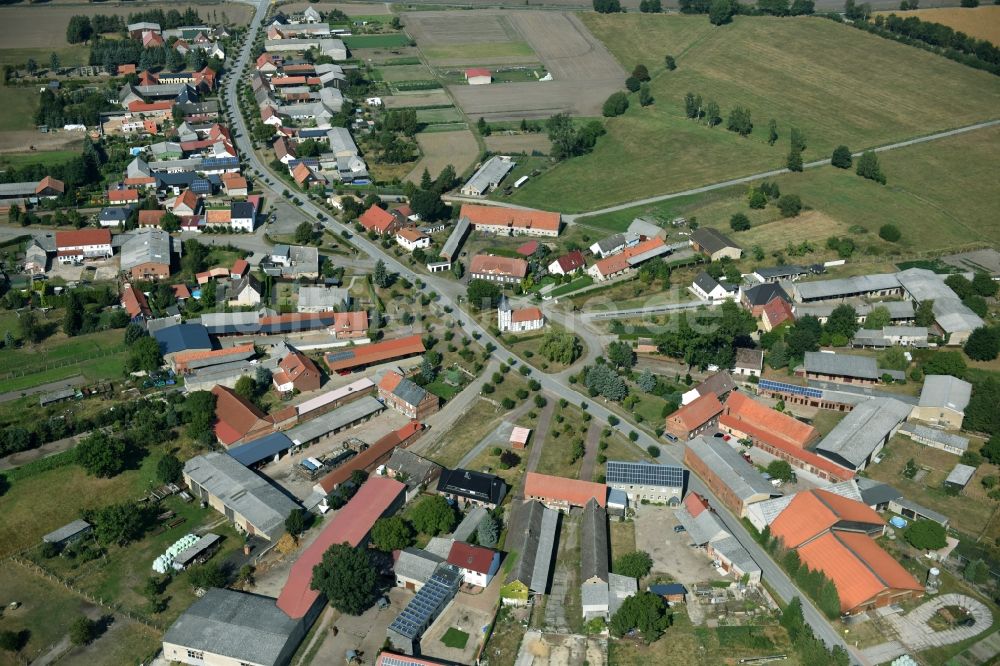 Luftaufnahme Klötze - Dorf - Ansicht von Klötze im Bundesland Sachsen-Anhalt