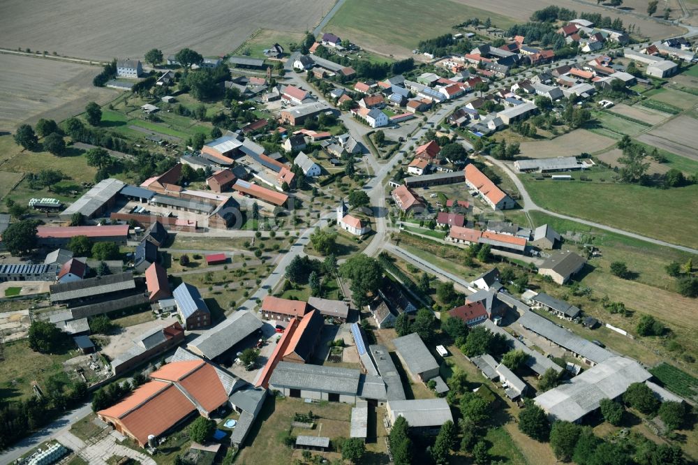 Luftbild Klötze - Dorf - Ansicht von Klötze im Bundesland Sachsen-Anhalt